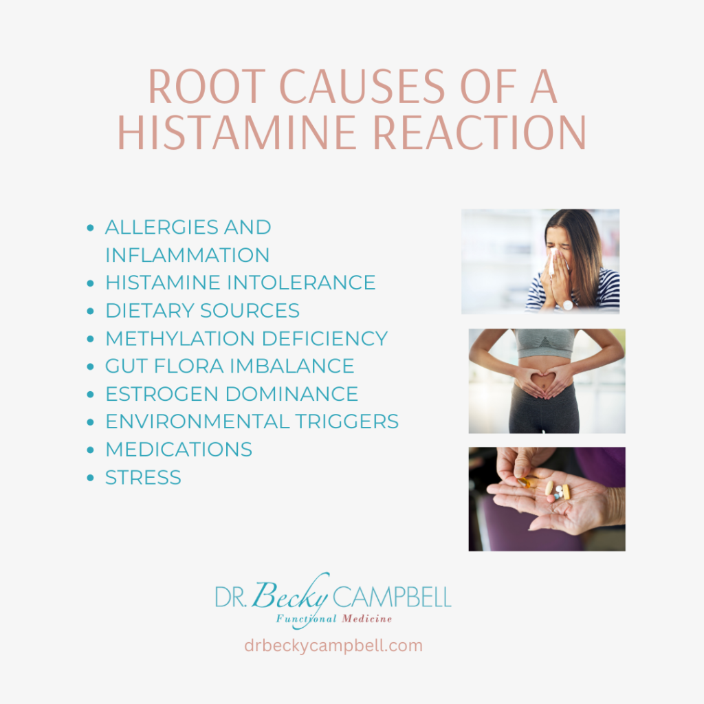 root cause histamine reaction