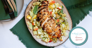 Herb Roasted Turkey Tenderloin with Sage Roasted Apples and Vegetables