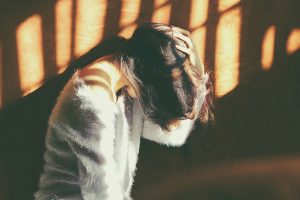 woman with brain fog